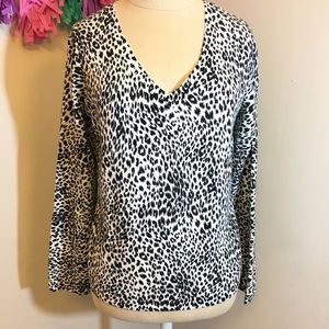 Josephine Chaus Animal Leopard Print Sweater